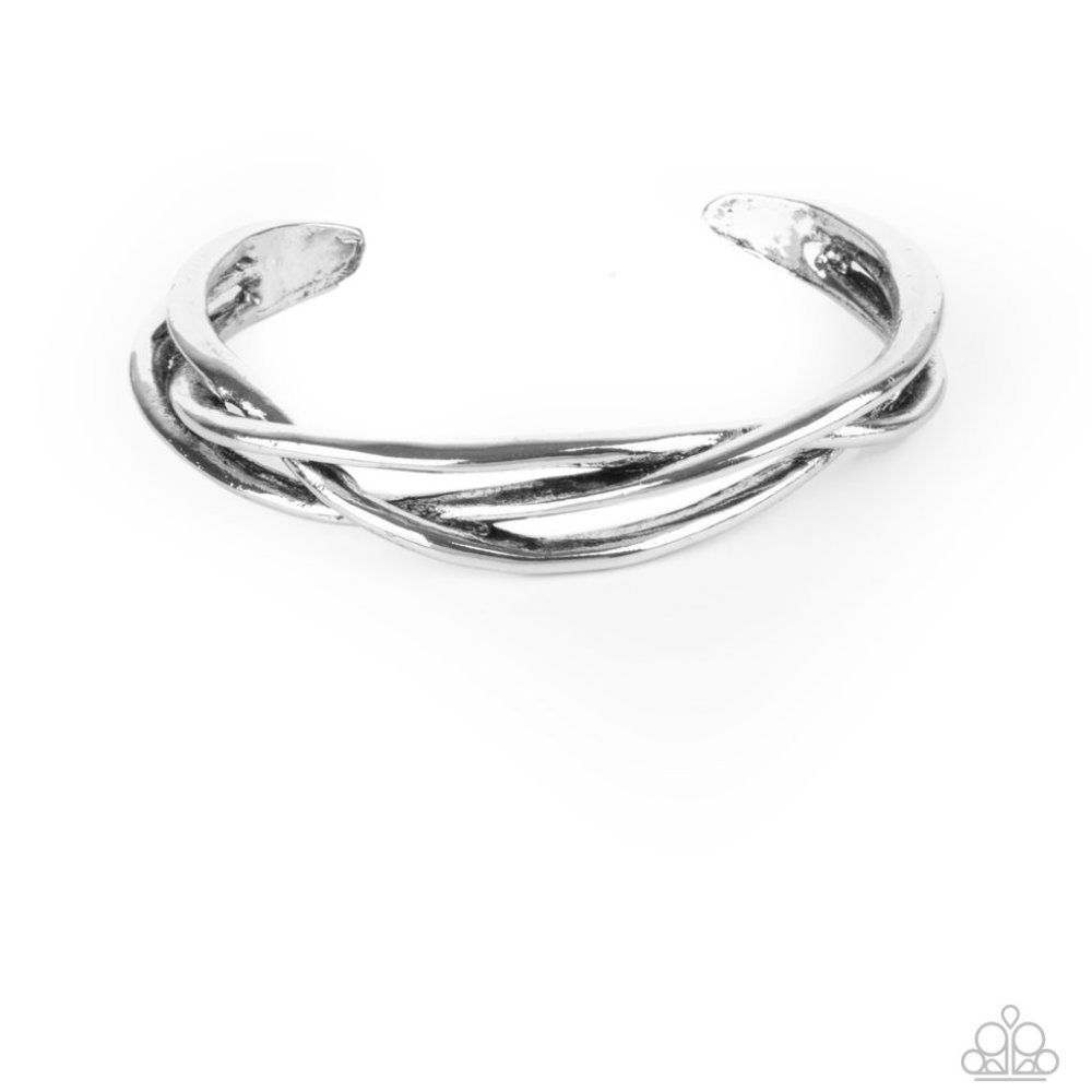 PLAIT Tectonics Silver Bracelet
